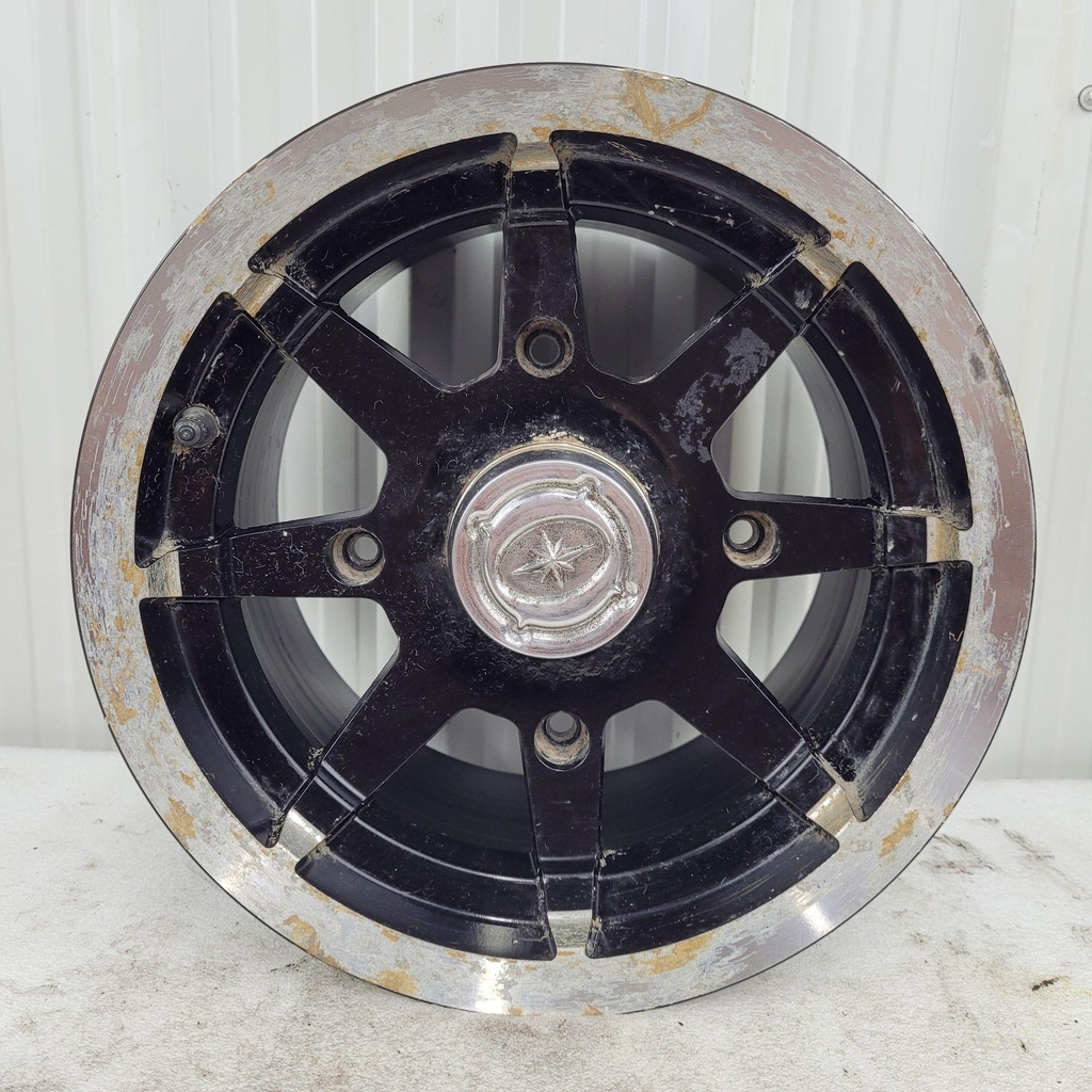 [1521105-067-001] rim, 12 x 8, cast gs blk (1521105-067-001)