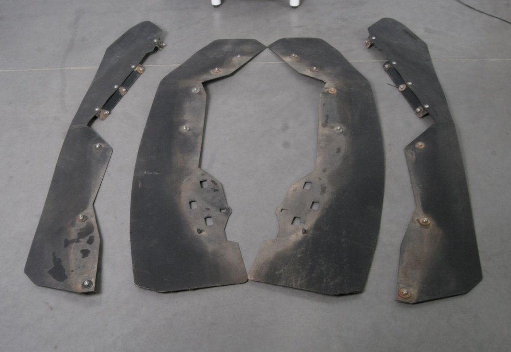 [MUDF-RZR900-001] Mud Flap Extensions Polaris RZR 900
