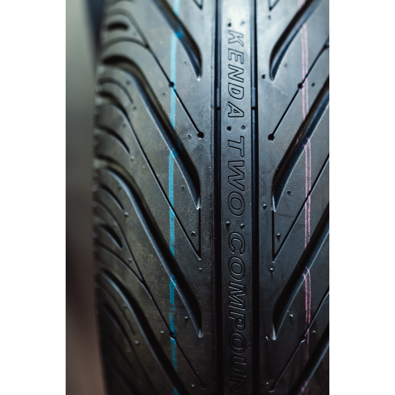 [10-0340-0920] 3.50-10 51J K6022 KOZMIK DUAL COMPOUND FRONT/REAR SCOOTER