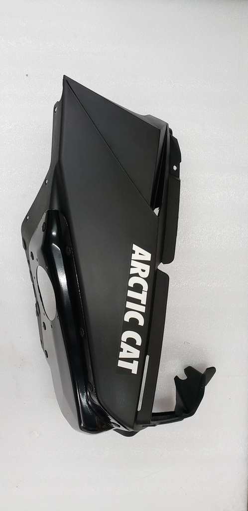 [3718236] Plate, Skid - Right w/Decals - Black - 3718-236 (PIECE NEUVE)