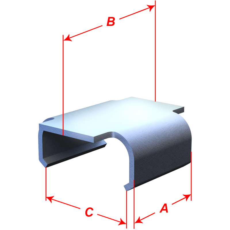 [10-1240-0242] TRACK CLIP (1O PK)
