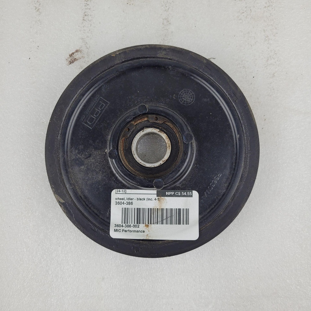 [3604-386-001] wheel, idler - black (inc. 5-6) (3604-386-001)