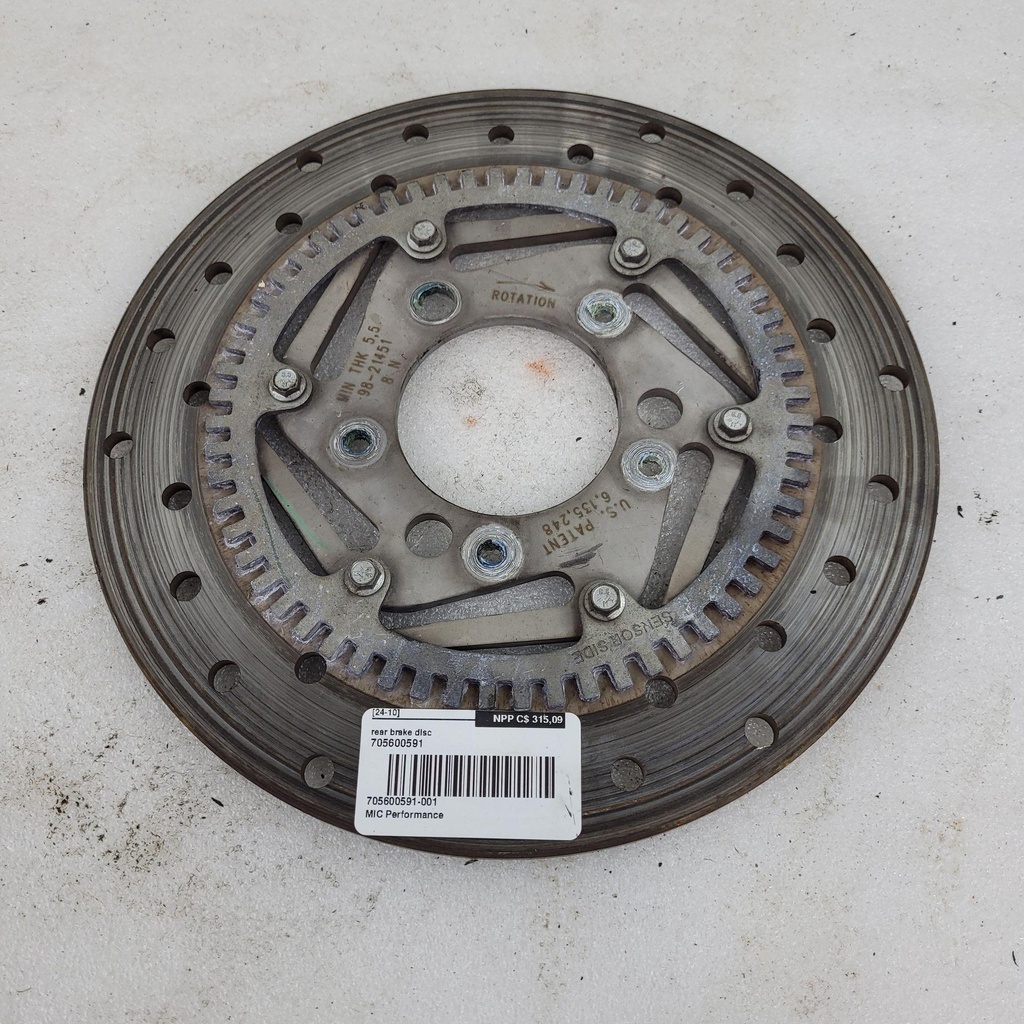 [705600591-001] rear brake disc (705600591-001)